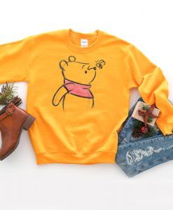 Winnie The Pooh Sketch sweatshirt RJ22