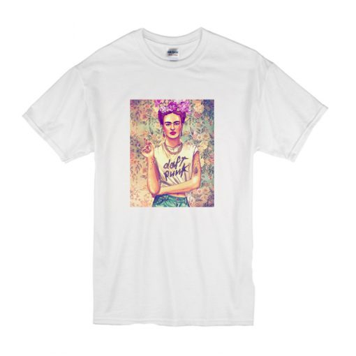 frida kahlo daft punk t shirt RJ22