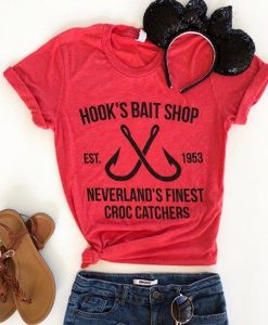 hook's bait shop t shirt RJ22
