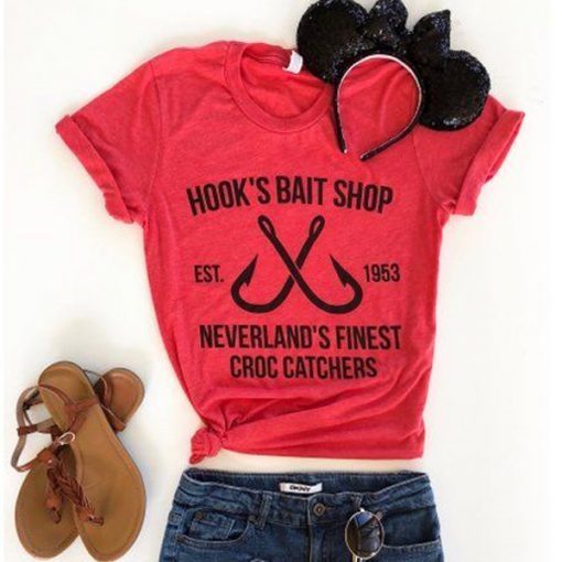 hook's bait shop t shirt RJ22
