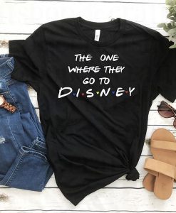 the one where they go to DISNEY t shirt RJ22