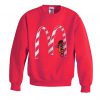 vintage mc donald's christmas sweatshirt RJ22