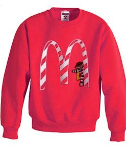 vintage mc donald's christmas sweatshirt RJ22