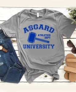 ASGARD UNIVERSITY T SHIRT - INSPIRED BY THOR LOKI AVENGERS RJ22