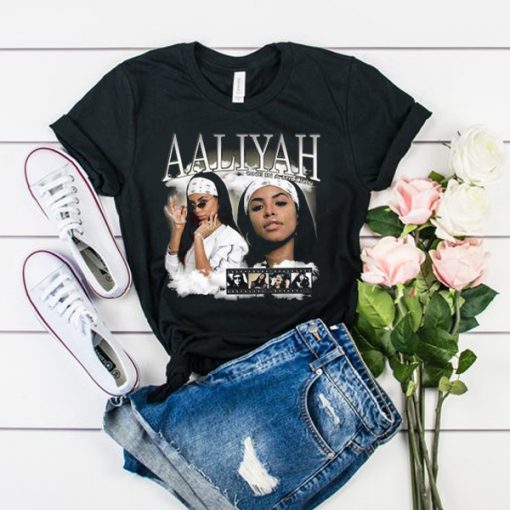 Aaliyah Homage t shirt RJ22