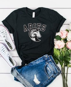 Aries t shirt black RJ22