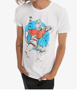 Avatar The Last Airbender Aang Watercolor V-Neck t shirt RJ22