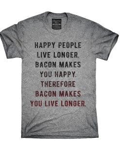 Bacon Logic t shirt RJ22