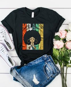 Black girl melanin t shirt RJ22