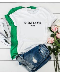 C'est La Vie Paris t shirt RJ22