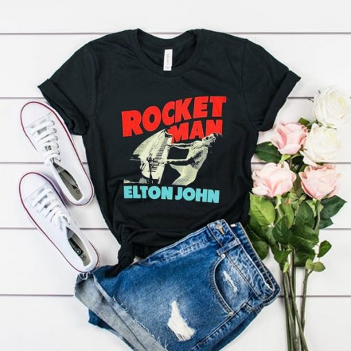 Elton John Rocket Man t shirt RJ22