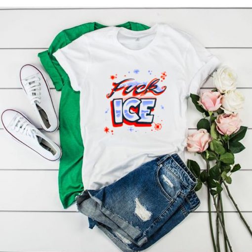 FUCK ICE t shirt RJ22