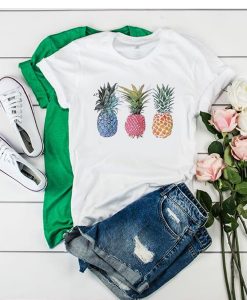 Fashion Pineapple fruits t shirt RJ22
