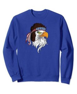 Groovy USA Bald Eagle Sweatshirt RJ22