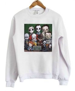 Horror Character Halloween Graphic Sweatshirt RJ22