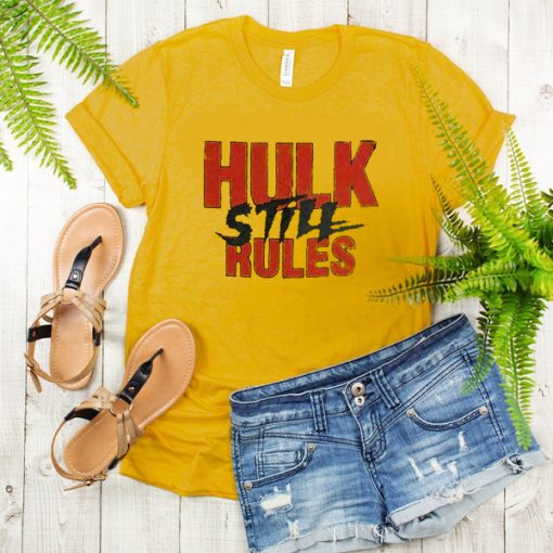 Hulk Hogan Hulk Still Rules WWF t shirt RJ22