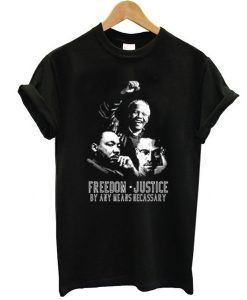 Mandela, Martin Luther King Malcolm t shirt RJ22