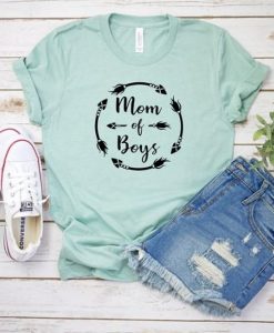 Mom of Boys t shirt RJ22