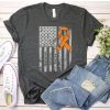 Multiple Sclerosis Awareness Flag t shirt RJ22