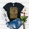My Heart Belong To A Biker t shirt RJ22