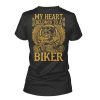 My Heart Belong To A Biker t shirt back RJ22