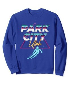 Park City Utah - USA Ski Resort 1980s Retro Sweatshirt RJ22