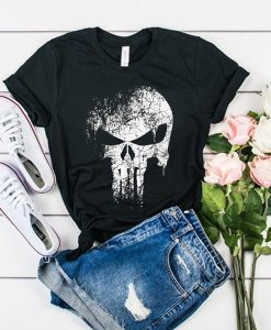 Punisher Skull t shirt RJ22