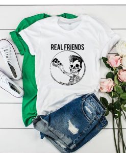 Real Friends Pizza Skeleton t shirt RJ22