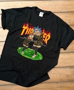 Rick and Morty Thrasher t shirt RJ22