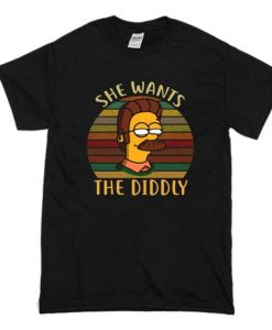 Simpsons She wants the Diddly t shirt RJ22