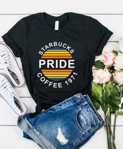 Starbucks Pride Coffe 1971 t shirt RJ22