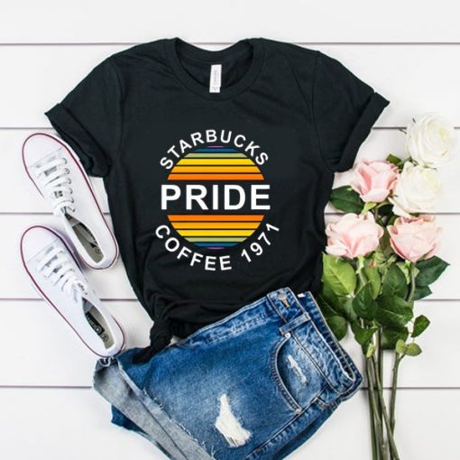 Starbucks Pride Coffe 1971 t shirt RJ22