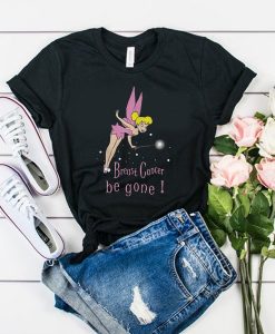 Tinkerbell Breast Cancer Be Gone t shirt RJ22