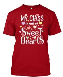 Valentines Day Teacher t shirt RJ22