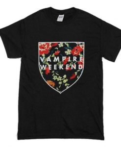 Vampire Weekend Shield Roses t shirt RJ22