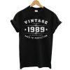 Vintage Since 1989 Birthday 30 Years Old Birthday t shirt RJ22