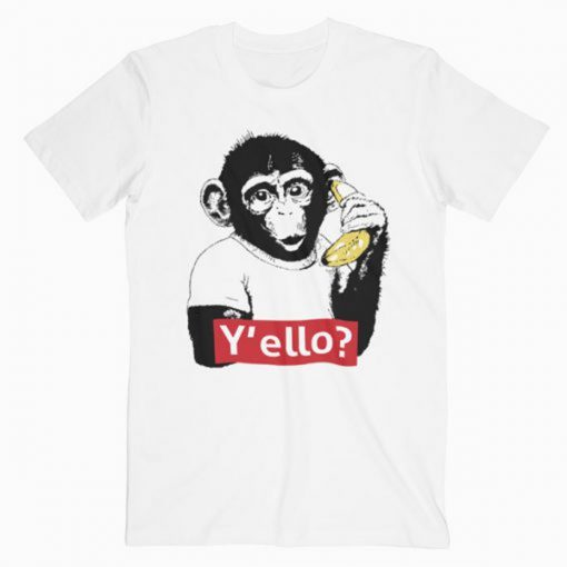 Y'ello Monkey t shirt RJ22