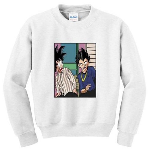 goku and vegeta dragon ball sweatshirt RJ22