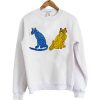 Abba Blue and Yellow Cat sweatshirt RJ22