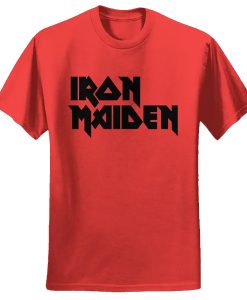 Classic Iron Maiden Red t shirt RJ22