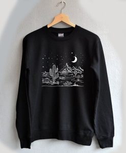 Desert starry night sweatshirt RJ22