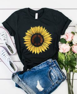 Hippie Sunflower t shirt RJ22
