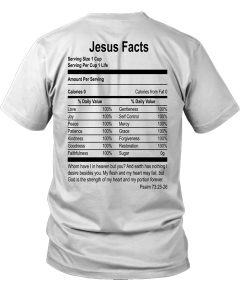 Jesus Facts t shirt RJ22