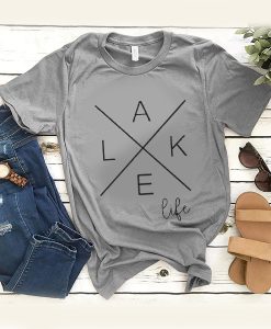 L-A-K-E Life Graphic Tee shirt RJ22