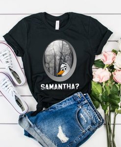 Olaf and Samantha Frozen 2 t shirt RJ22