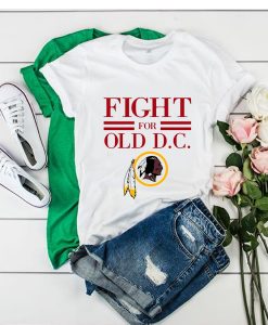 Washington Redskins fight for old DC t shirt RJ22