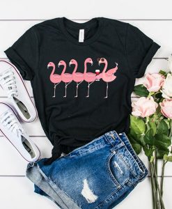 Wine And Flamingo t shirt RJ22