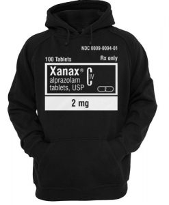Xanax 2mg Rx Only hoodie RJ22