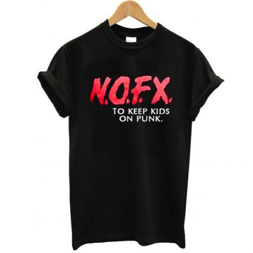 nofx to keep kids on punk t shirt RJ22