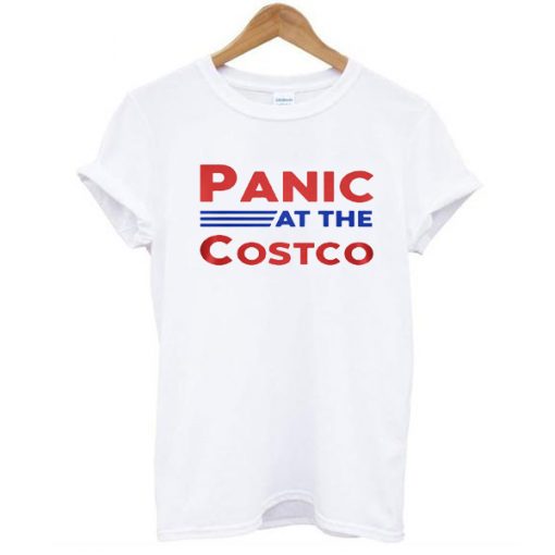 panic at the costco t shirt white RJ22